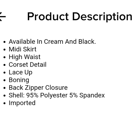 Sexy lace up skirt - Picture 4 of 5